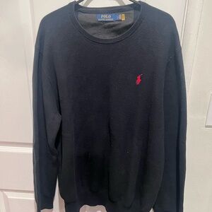 Ralph Lauren Men's Black Crewneck Sweater